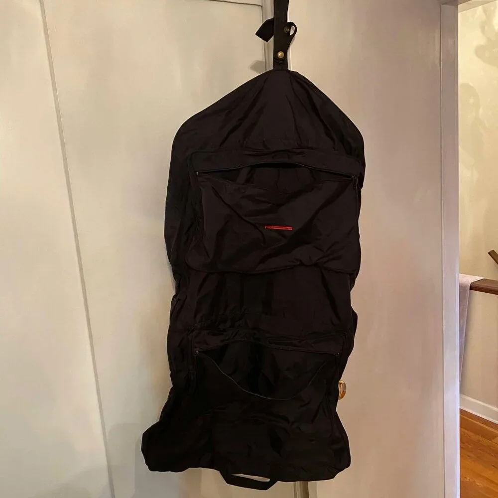 TWA Trans World Airlines Black Garment Bag
